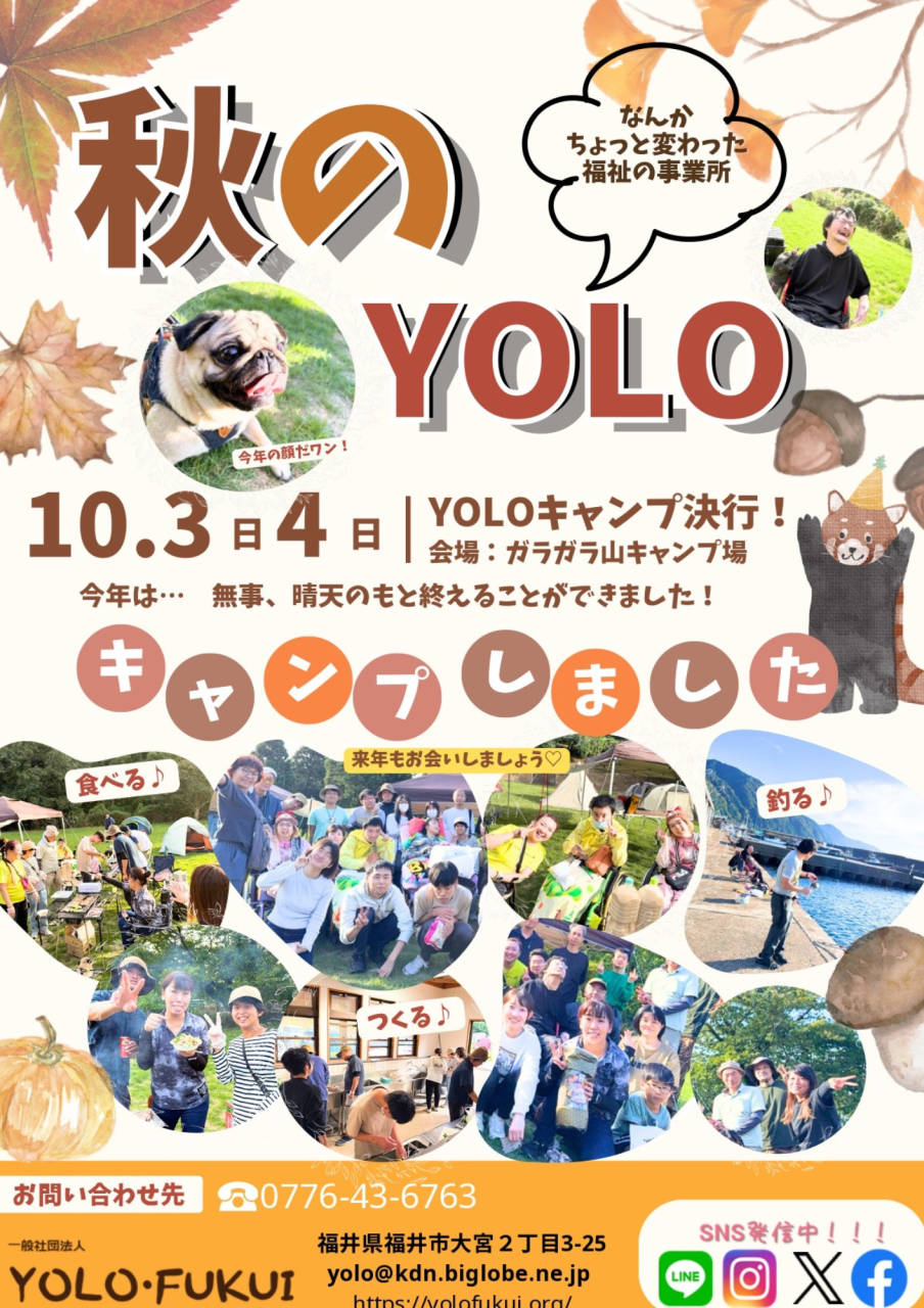 『秋のYOLO』できました!